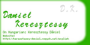 daniel keresztessy business card